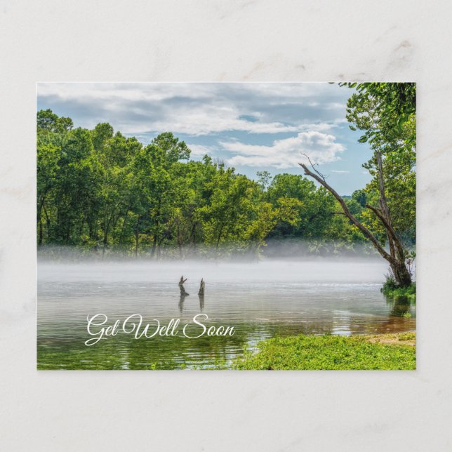 Carte postale "Bientôt mieux" Brouillard d'été du  (Devant)