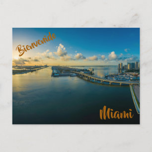 Carte Postale Bienvenido a la postale de Miami