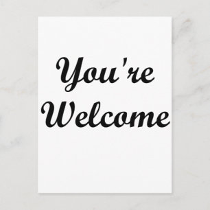 Carte Postale Bienvenue