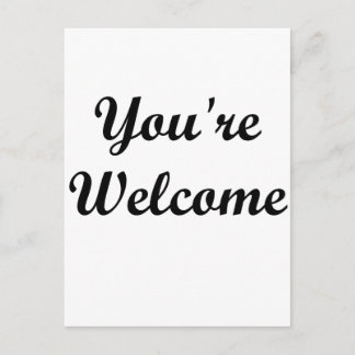 Carte Postale Bienvenue