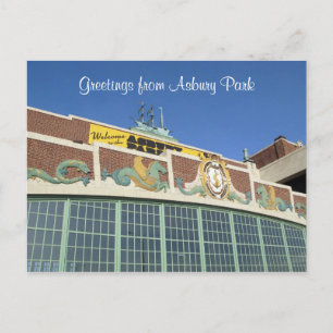 Carte Postale Bienvenue à Asbury Park NJ