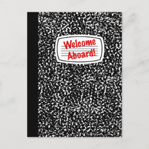 Carte Postale Bienvenue à bord du Carnet Comp