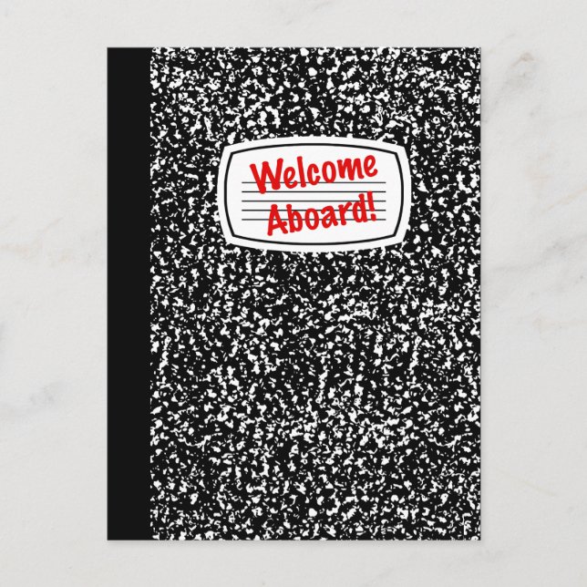 Carte Postale Bienvenue à bord du Carnet Comp (Devant)