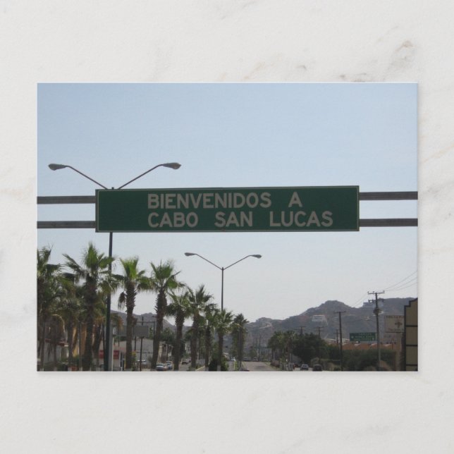 Carte Postale Bienvenue à Cabo San Lucas (Devant)