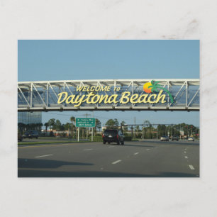 Carte Postale Bienvenue À Daytona Beach Florida