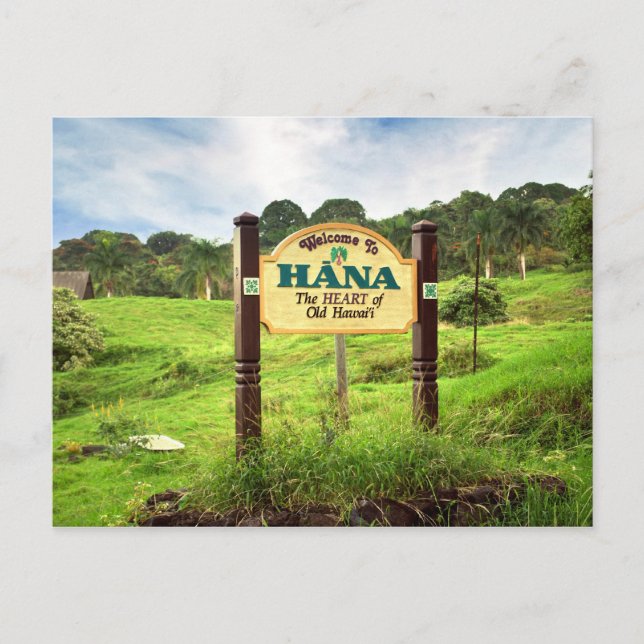Carte Postale Bienvenue à Hana (Devant)