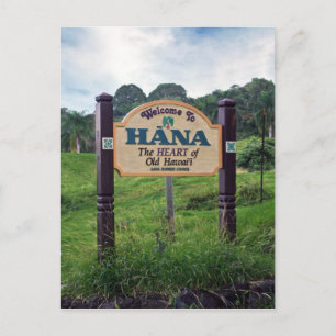 Carte Postale Bienvenue à Hana