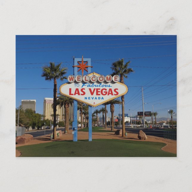 Carte Postale Bienvenue à Las Vegas (Devant)