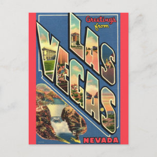 Carte Postale Bienvenue à Las Vegas Nevada