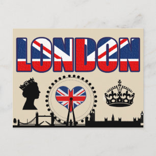 Carte Postale Bienvenue à Londres