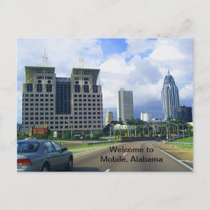Carte Postale Bienvenue à Mobile, Alabama