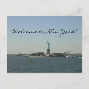 Carte Postale Bienvenue à New York ! - Statue de la Liberté