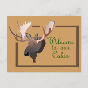 Carte Postale Bienvenue à Notre Cabine