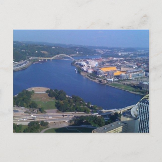 Carte Postale bienvenue à pittsburgh (Devant)