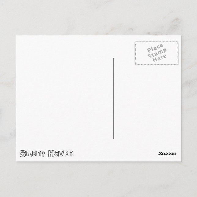 Carte Postale Bienvenue à Silent Hill (Dos)