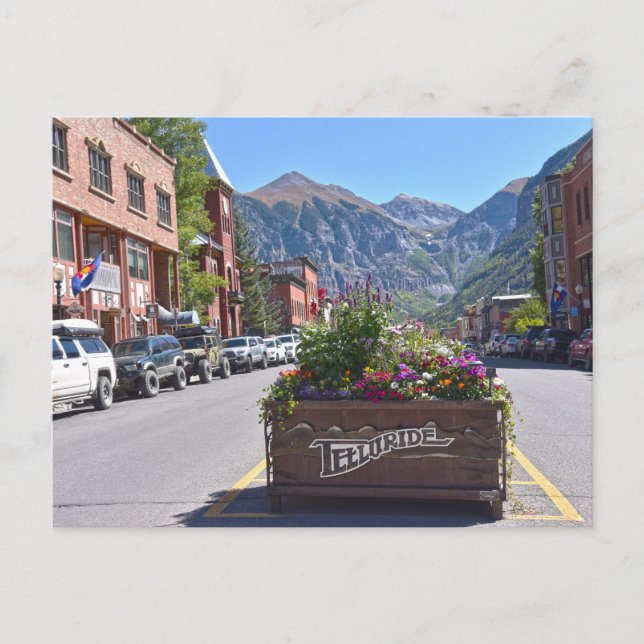 Carte Postale Bienvenue à Telluride, Colorado (Devant)