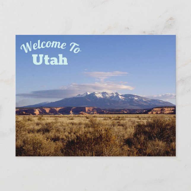 Carte Postale Bienvenue À Utah (Devant)