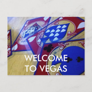 CARTE POSTALE BIENVENUE À VEGAS