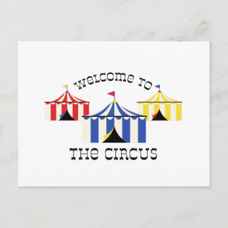 Carte Postale Bienvenue Au Cirque
