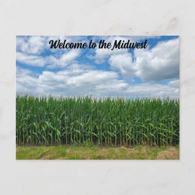 Carte Postale Bienvenue au Midwest (Devant)
