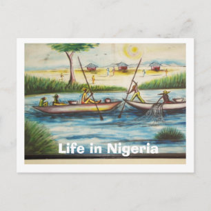 Carte Postale Bienvenue Au Nigeria
