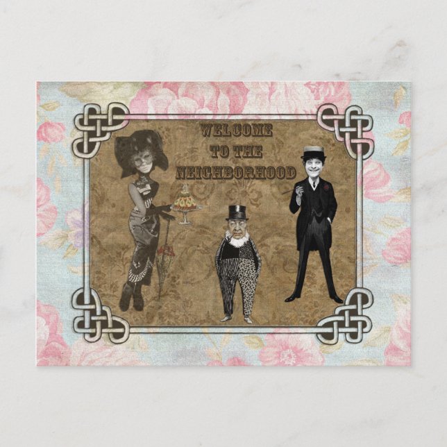 Carte Postale Bienvenue Dans Le Quartier (Devant)