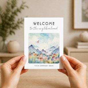 Carte Postale Bienvenue dans le quartier Blue Mountain Village