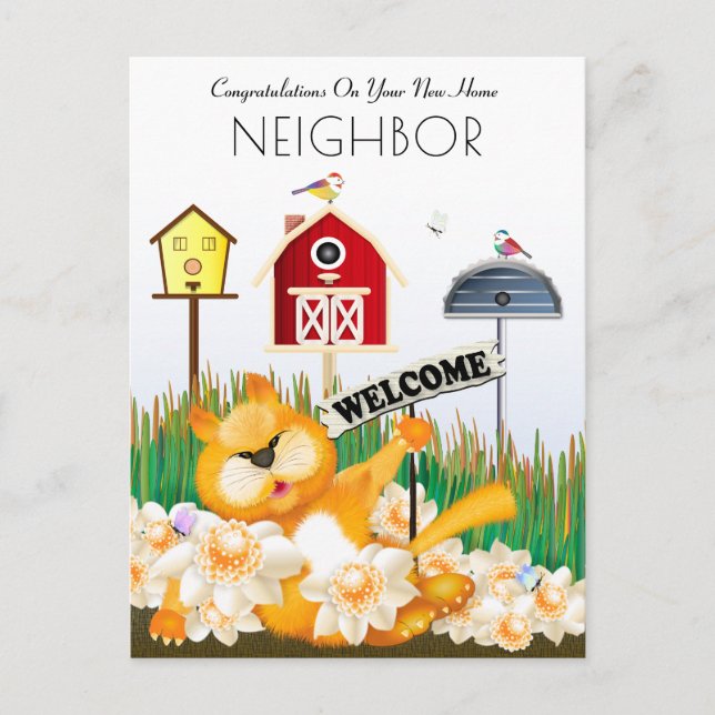 Carte Postale Bienvenue dans le quartier Nouvelle Maison (Devant)