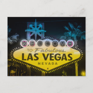 Carte Postale Bienvenue dans le voyage de LAS VEGAS