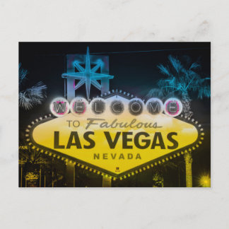 Carte Postale Bienvenue dans le voyage de LAS VEGAS