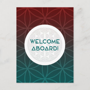 Carte Postale bienvenue dans l'équipe de géométrie sacrée