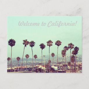 Carte Postale Bienvenue en Californie !