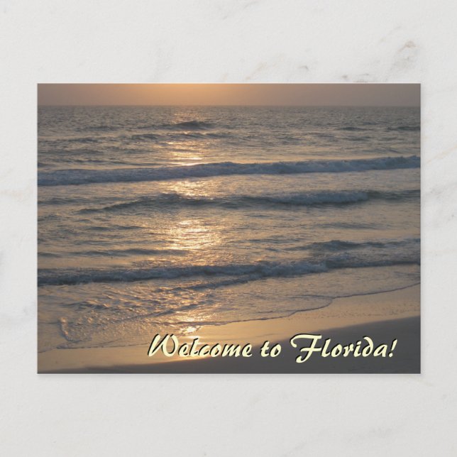 Carte Postale Bienvenue en Floride (Devant)