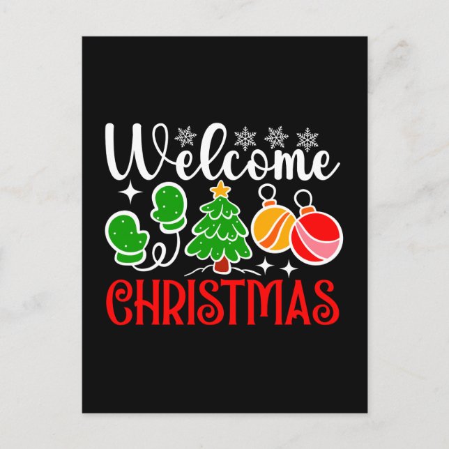 Carte Postale Bienvenue Noël-63758 (Devant)