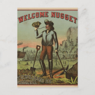 Carte Postale Bienvenue Nugget