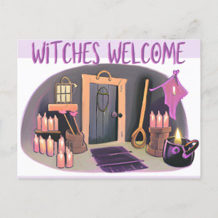 Carte Postale Bienvenue sorcières