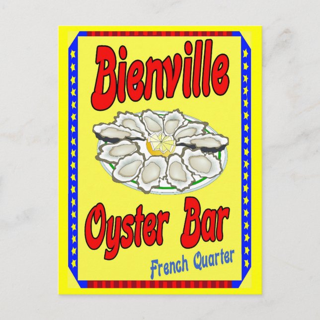 Carte Postale Bienville Oyster Bar (Devant)