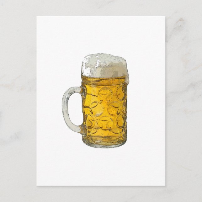 Carte Postale Bière (Devant)