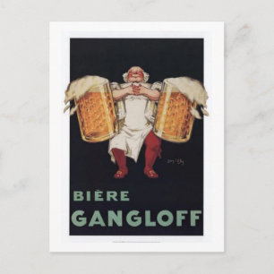 Carte Postale Biere Gangloff 2