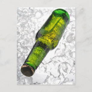 Carte postale Bière sur glace