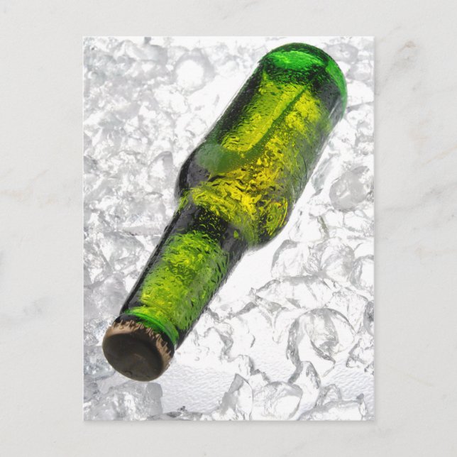 Carte postale Bière sur glace (Devant)