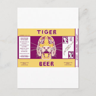 Carte Postale Bière tigre Manhattan brassant Chicago Illinois Ca