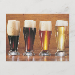 Carte Postale Bières et bières assorties