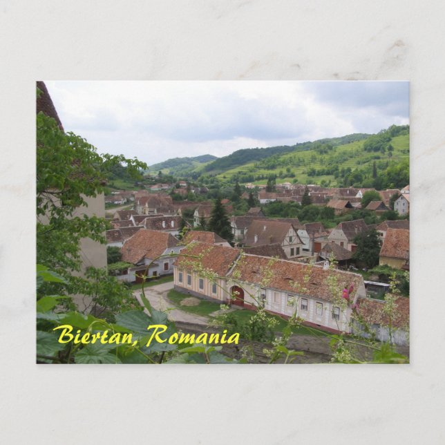 Carte Postale Biertan, Roumanie (Devant)