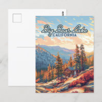 Big Bear Lake California San Bernardino Vintage
