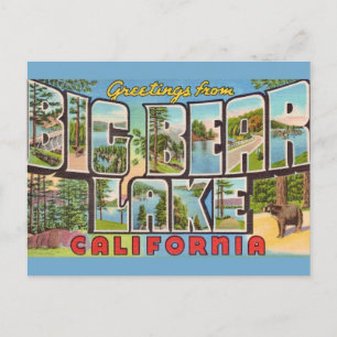 Carte Postale Big Bear Lake Californie