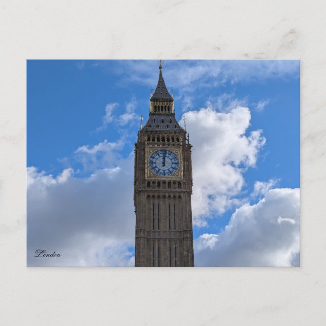 Carte Postale Big Ben (Devant)