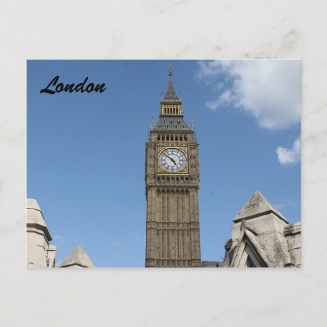 Carte Postale big ben (Devant)