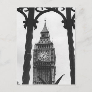 Carte Postale Big Ben en noir et blanc