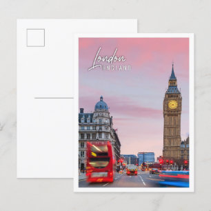 Carte Postale Big ben et les chambres du parlement Londres Angle